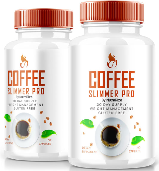 (2 Pack) Coffee Slimmer Pro Weight Loss Capsules, The New Morning Craze Coffee Skimmer Pro Pills, CoffeeSlimmer All Natural Formula, Keto Support, Official Coffee Slim Pro Reviews (120 Capsules)