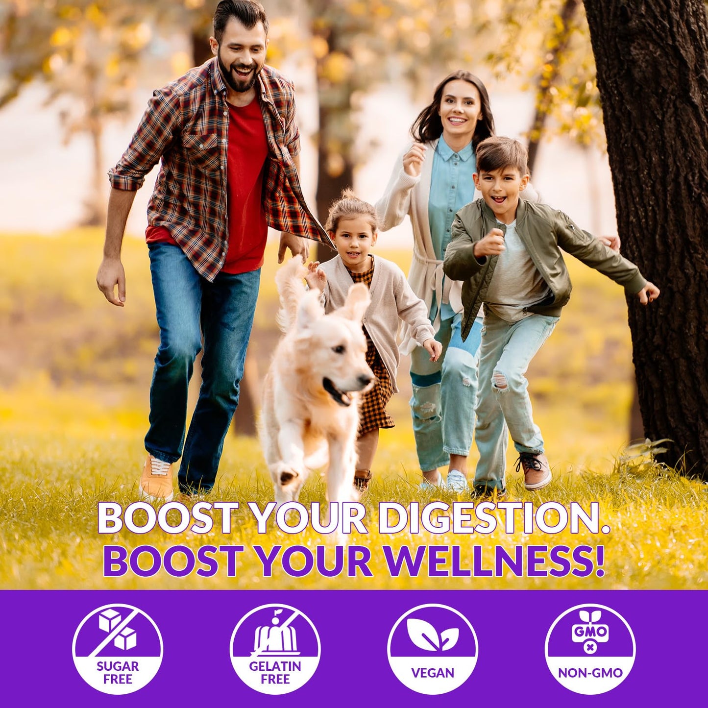 WEEVIT Prebiotic Fiber Gummies for Adults - Zero Sugar Added- 8g Fiber Supplement with Prebiotic Digestive Blend for Fulfill, Metabolism, Gut & Digestive