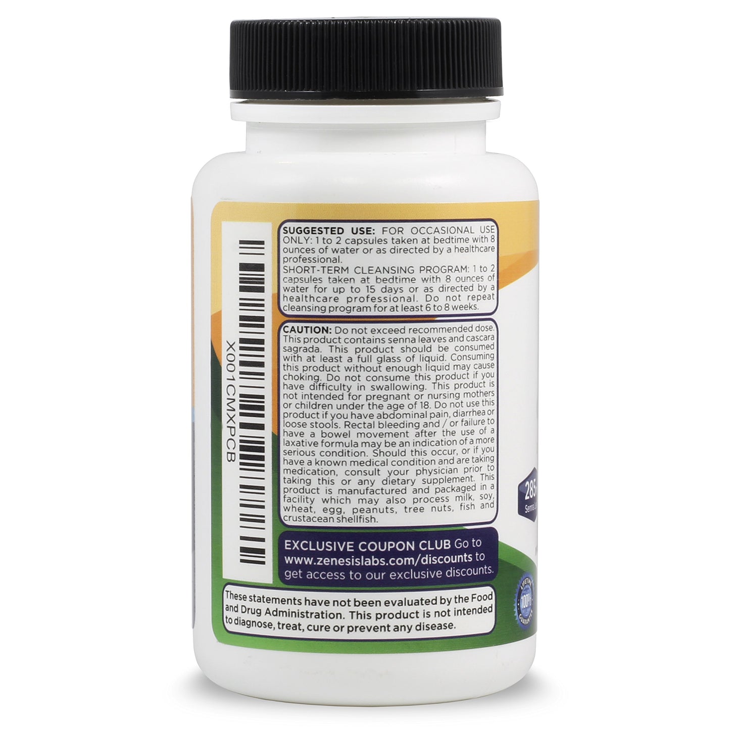 Zenesis Labs 15 Day Detox Cleanse - Natural, Gentle & Effective