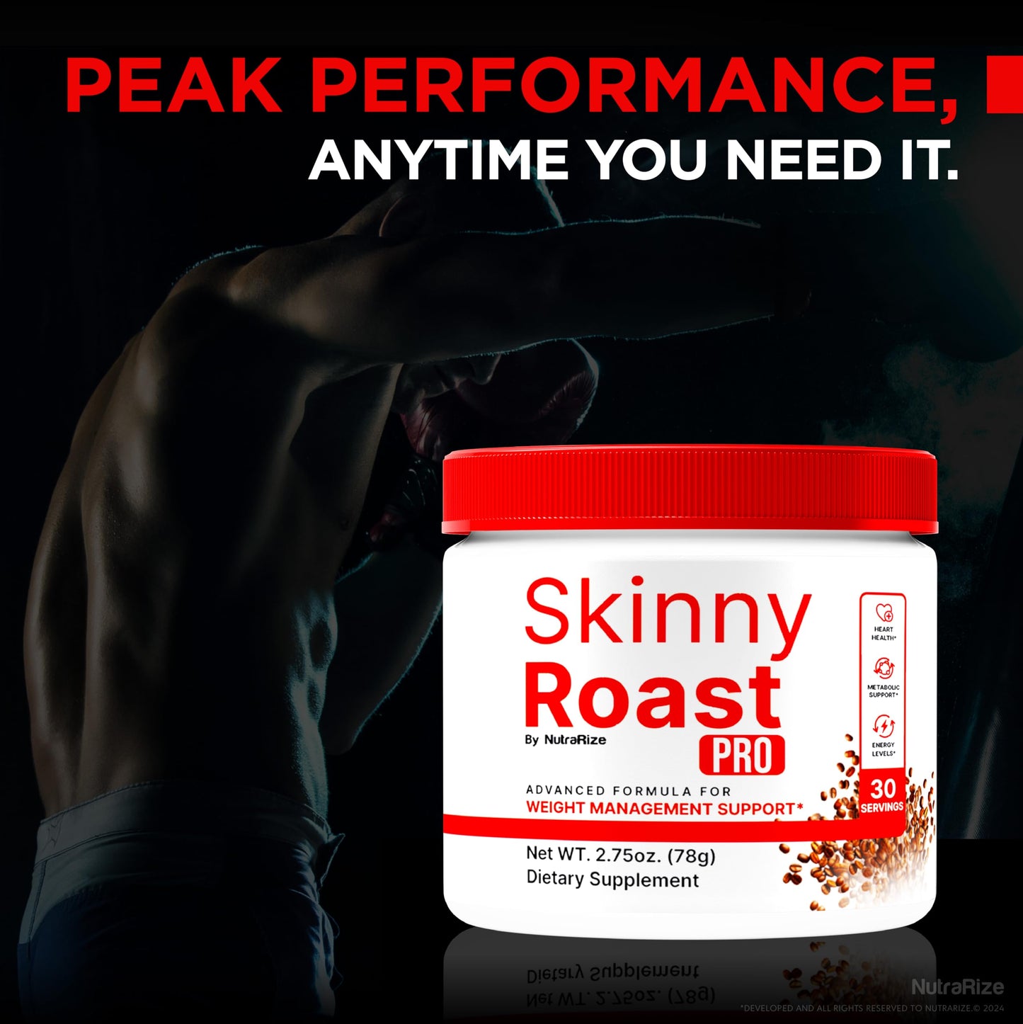 (2 Pack) Skinny Roast Pro - Premium Powder Formula for Overall Health & Fitness, SkinnyRoast Pro to Support Healthy Lifestyle & Maintain Energy, Official Skinny Roast Pro In A Jar Review (60 Servings)