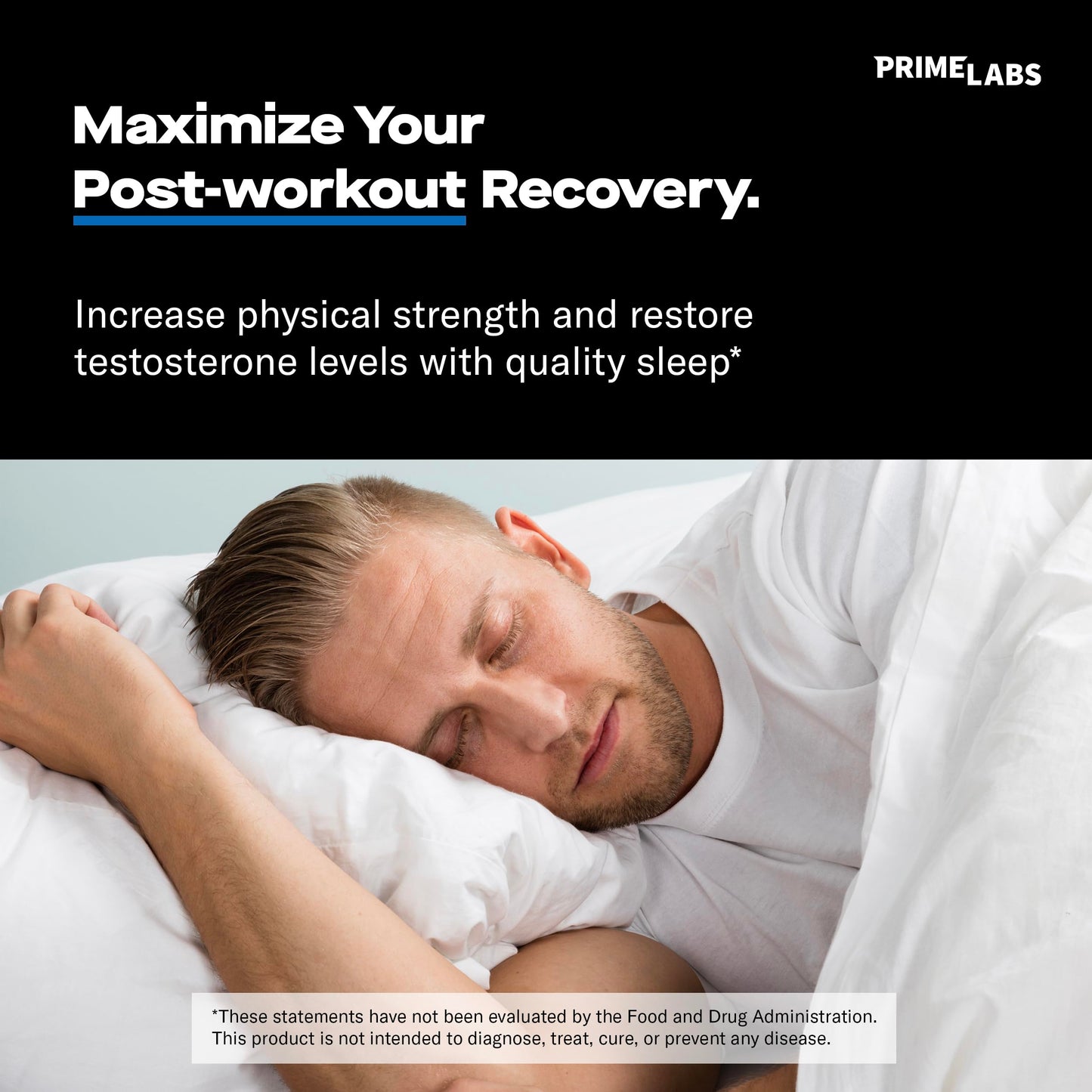 Prime Labs Night Duty - Nighttime Testosterone Booster & Sleep Support - PM Rest & Muscle Recovery Supplements - 60 Count