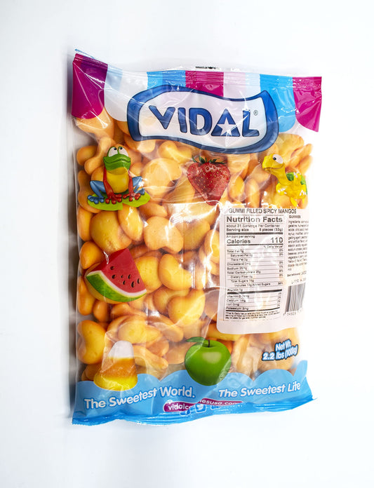 Vidal Candies Spicy Mango Gummy Candy 22 Pounds