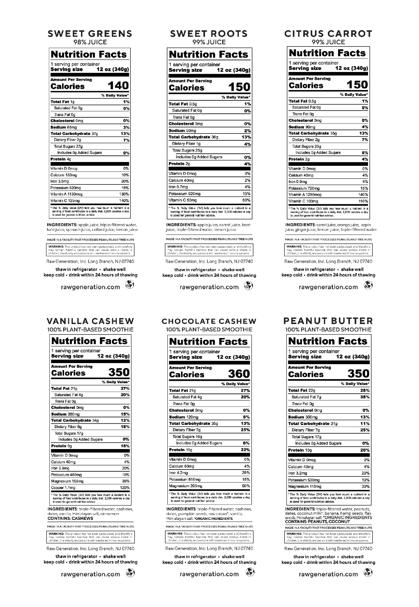 Raw Generation 7-Day Protein Cleanse - High Protein Juice Cleanse with Dairy and Soy-Free Protein Smoothies/Gets Results Quickly While Energizing Your Workouts/Jumpstart a Healthier Diet