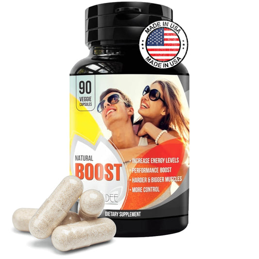 Boost for Him Male Enhancement Pills - Increase 2" in 60 Days with Our Enlargement and Girth Enhancing Formula, Testosterone Booster for Men, Promote Size, Strength, Energy, Stamina, Last Longer Drive