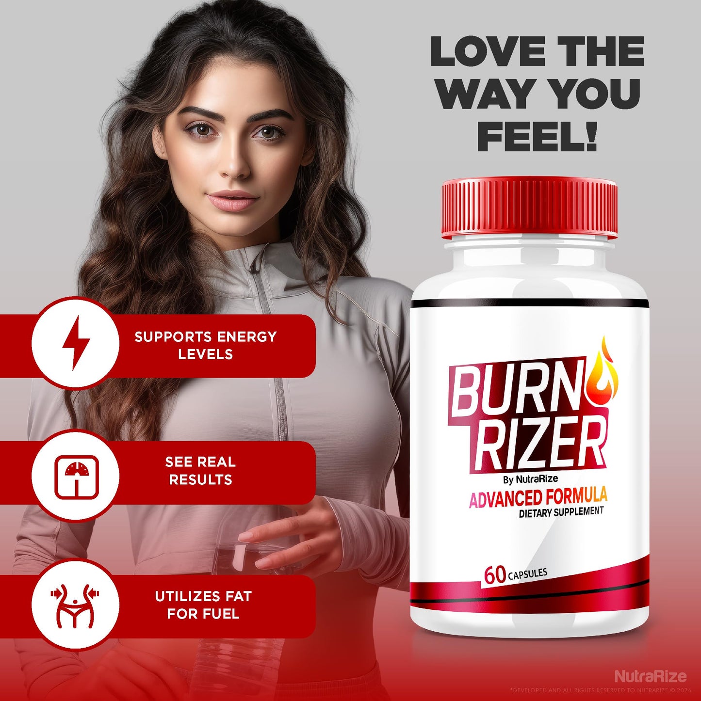 Burn Rizer Pills, Premium BurnRizer Keto Weight Loss Capsules, All Natural Keto Supplement to Support Fitness and Body Goals, Official Reviews (60 Capsules)