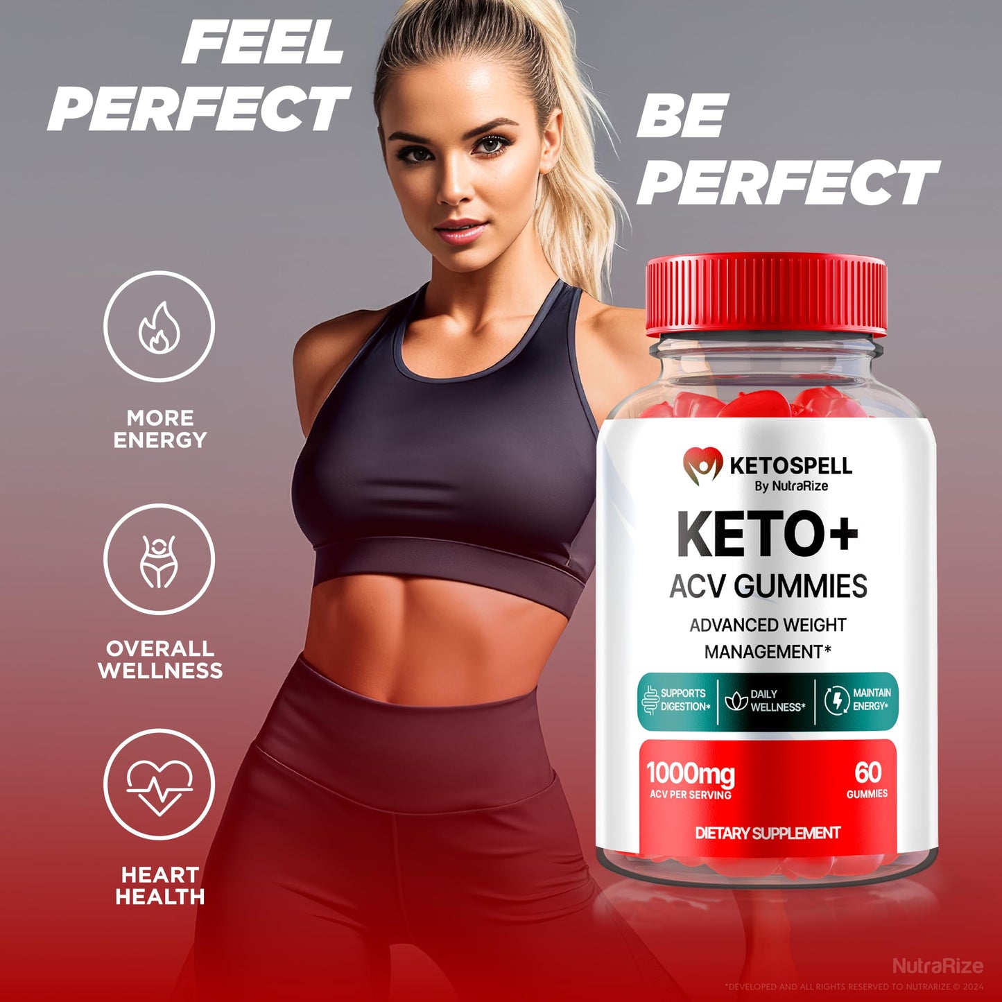 Keto Spell ACV Gummies, KetoSpell Keto ACV Advanced Weight Loss Formula, All Natural Apple Cider Vinegar 1000MG, KetoSpell Keto + ACV Supplement, Gomitas Reviews (60 Gummies)