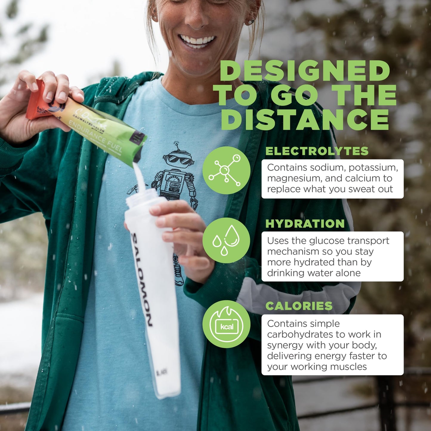 Tailwind Nutrition Endurance Fuel, Sports Drink Powder Mix with Electrolytes, Non-GMO, Free of Soy, Dairy, and Gluten, Vegan, Dauwaltermelon, 30 Servings