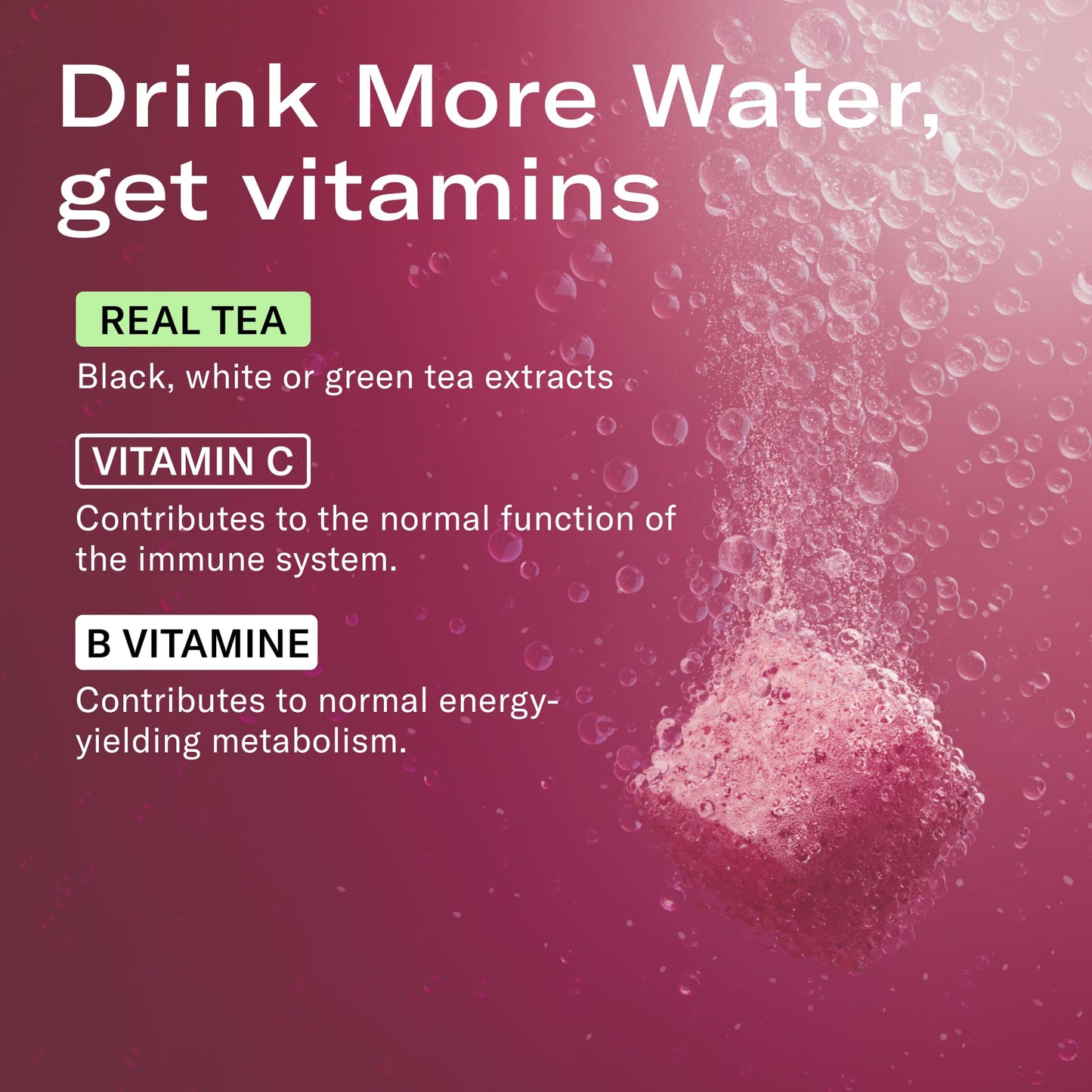 waterdrop Microdrink Iced Tea Sugar Free  Low Calories Water Enhancer with Vitamins Pure Tea Leafs Natural Strong Flavor  MIX 36 Cubes