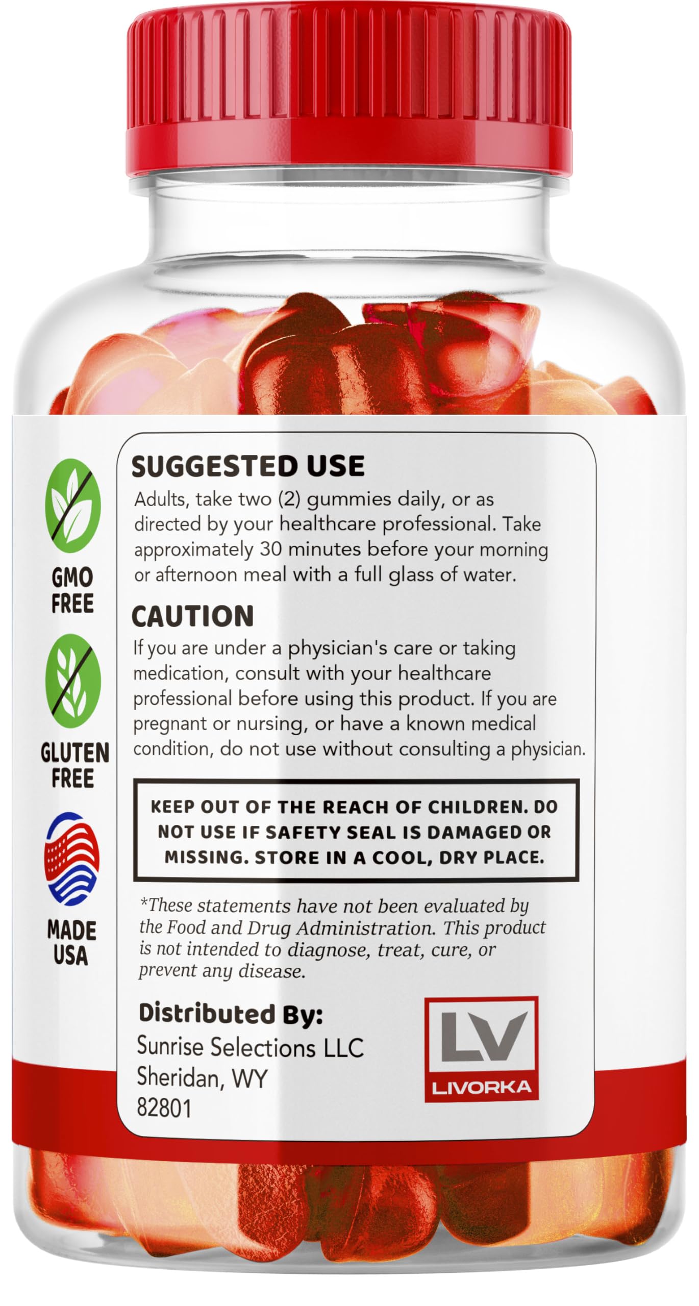 LIVORKA Alpha Surge for Men - Alpha Surge Gummies for Male, Alfa Surge Gummies 1050mg, Alpha Surge XL Gummie, Alphasurge Gummies, Alfa Surge Gummies, Alpha Sugre Male, 120 Gummies for 2 Month