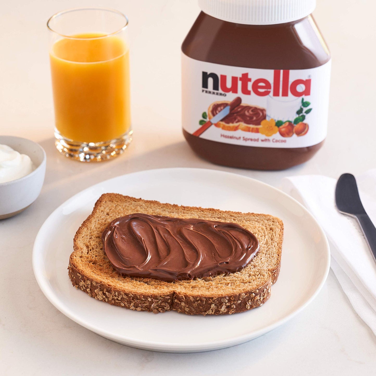 Nutella Hazelnut Spread With Cocoa For Breakfast 265 Oz Jar Holiday Baking And Desserts  packaging may vary