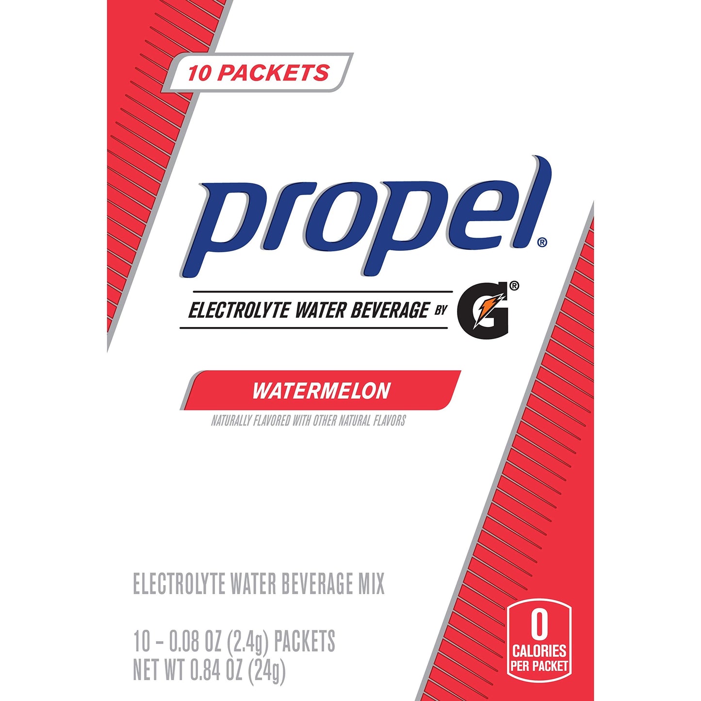 Propel Powder Packets Watermelon with Electrolytes Vitamins and No Sugar 50 Count