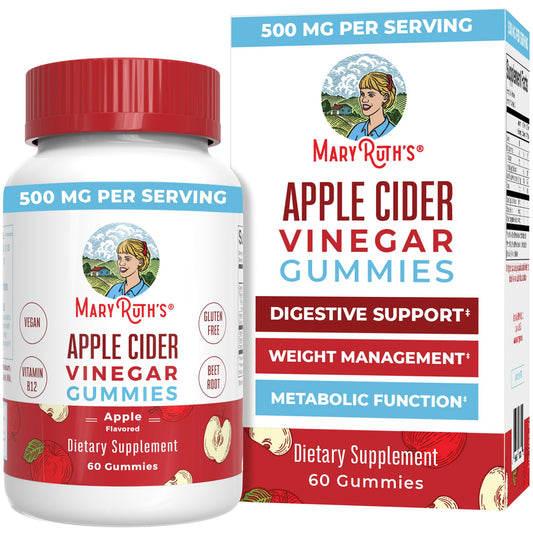 MaryRuth Organics Apple Cider Vinegar Gummies | ACV Gummies for Immune Support | Vegan | Non-GMO | Gluten Free | 60 Count
