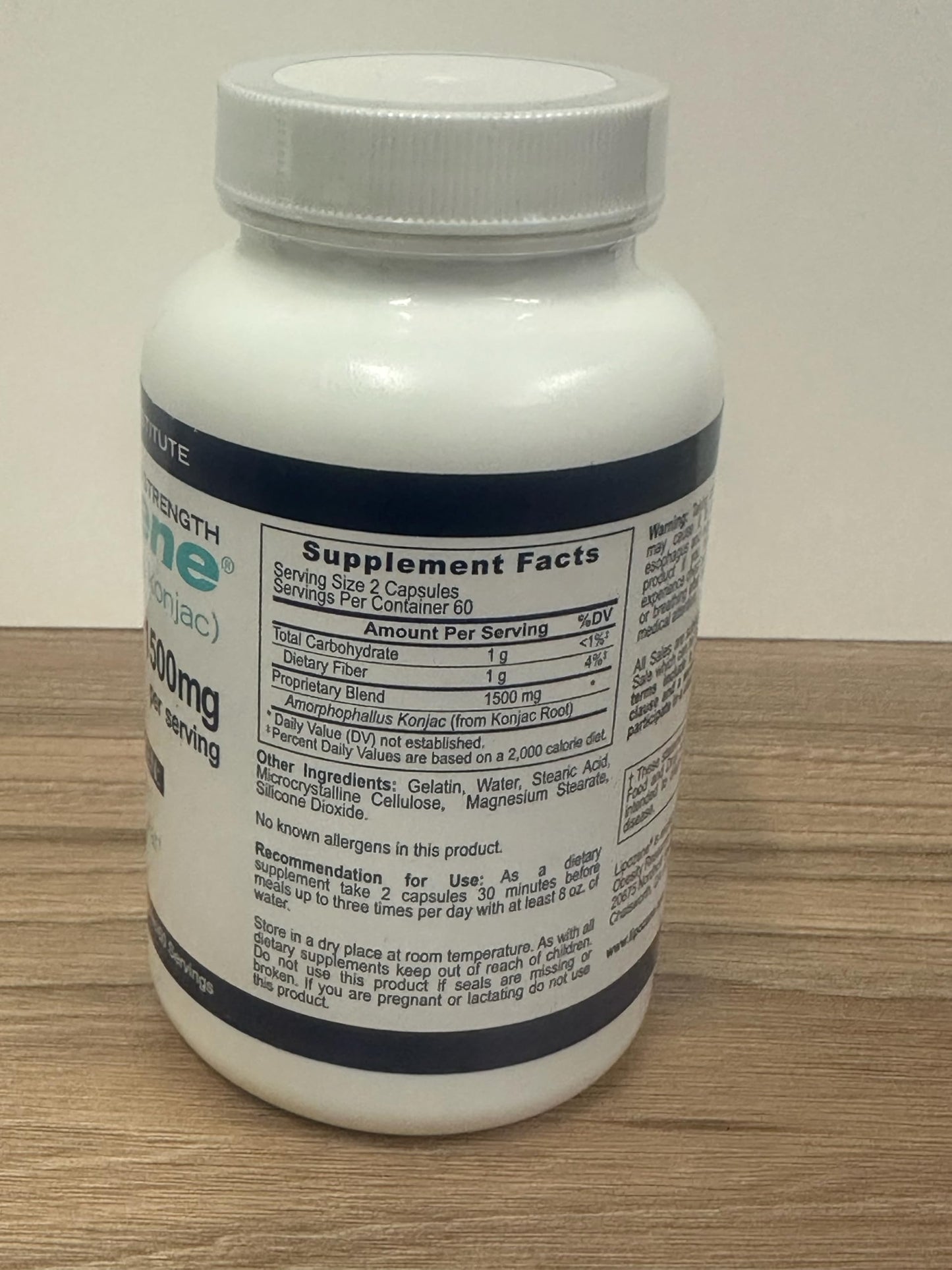 Lipozene Weight Loss Supplement, Clinically Proven Konjac Root Fiber Blend