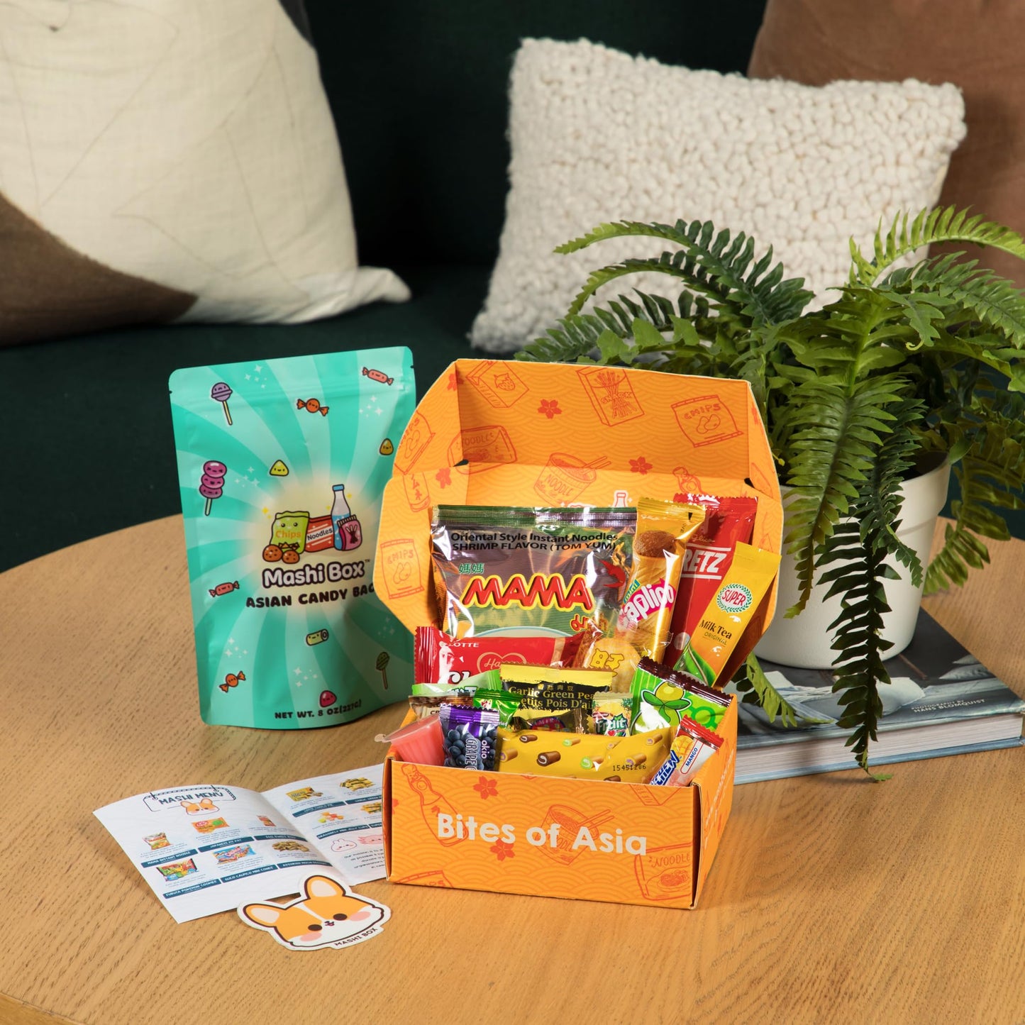 Mashi Box Asian Mystery Mini Snack Box  18 Items  Includes 1 Full Sized Item with Snack Variety from Japan Korea China Vietnam Indonesia etc