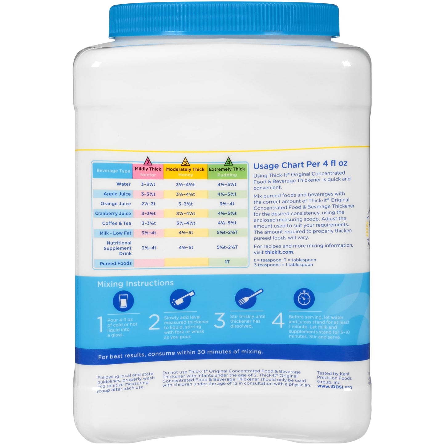 ThickIt 2 Instant Food Beverage Concentrated 36 Ounce