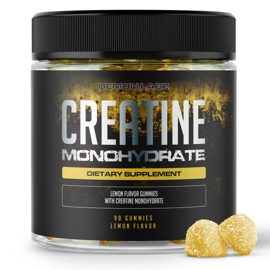 Demon Labz Creatine Monohydrate - Gummies with Lemon Flavor (90 Count (Pack of 1))