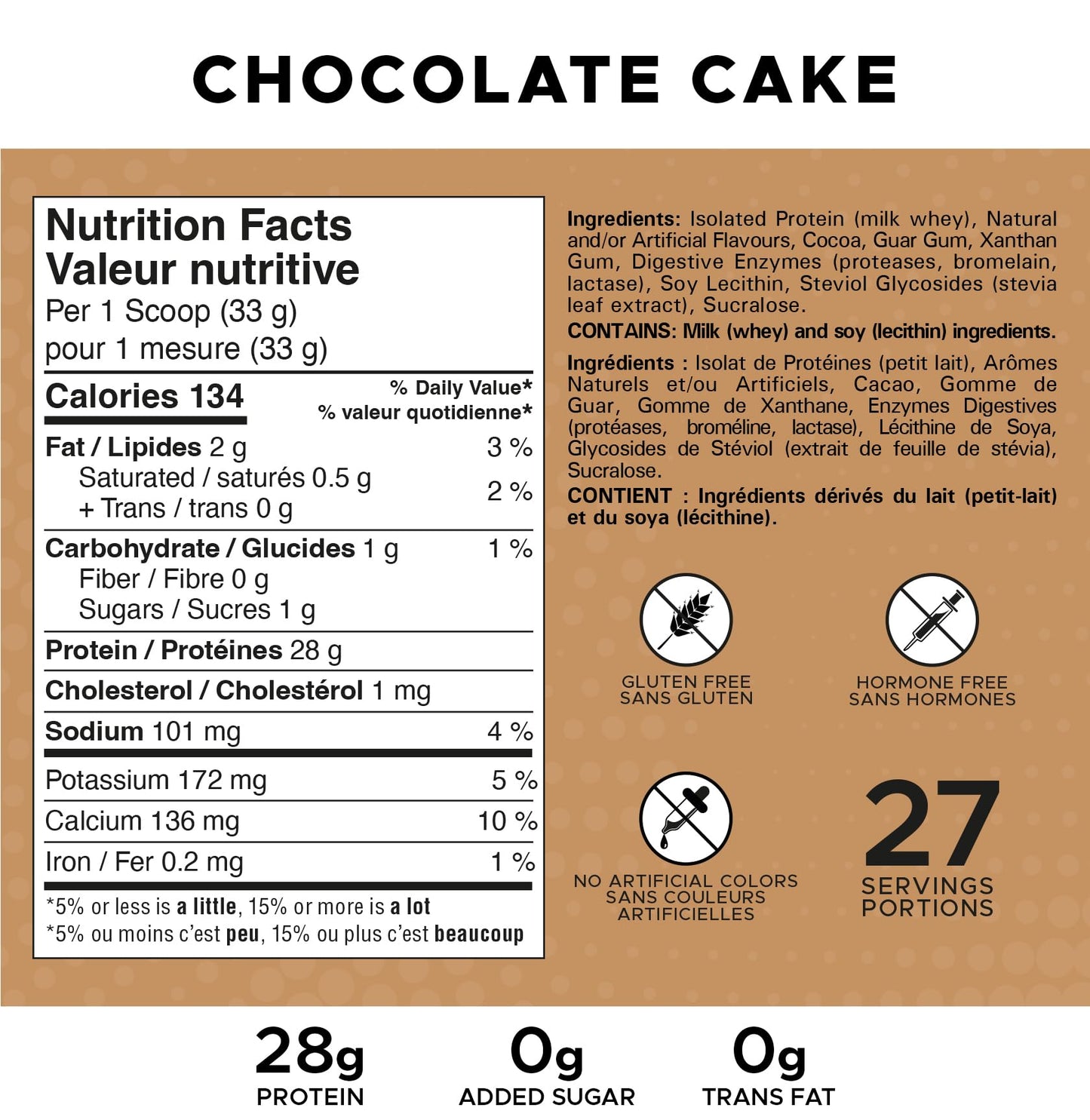 Revolution Nutrition, Iso Whey, Protein Powder, Whey Isolate, Premium Formula, Gluten Free, Lean Muscle Mass for Men & Women, 28g of Protein Per Scoup, 2 Pound, 27 Servings (Chocolate Cake)