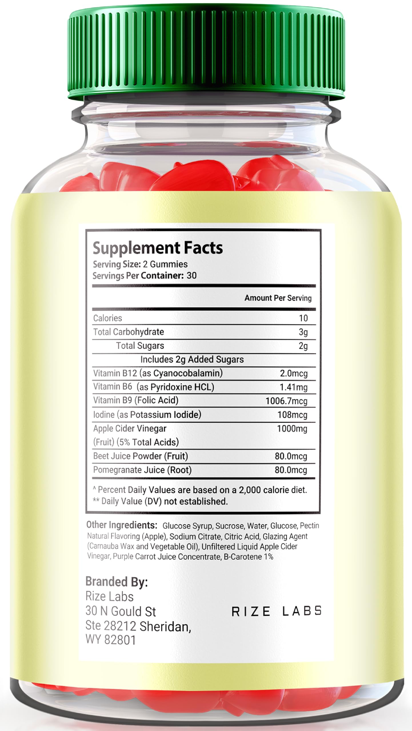 rize labs (Pack of 2 Ketovex Keto Gummies for Weight Loss, Reviews, Advanced Formula Apple Gummy Gomitas Keto ACV Support (120 Gummies)