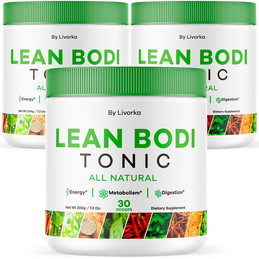 (3 Pack) Lean Body Tonic Powder, Lean Body Tonic, LeanBody Powder, LeanBodyTonic, Lean Body Powder, Lean Body Tonic Powder Advanced Formula, Lean Body Powder All Natural, 90 Servings for 3 Months