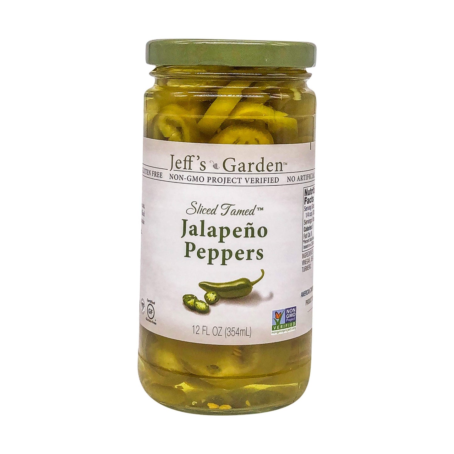 Jeffs Naturals Sliced Tamed Jalapeno Peppers 12 oz