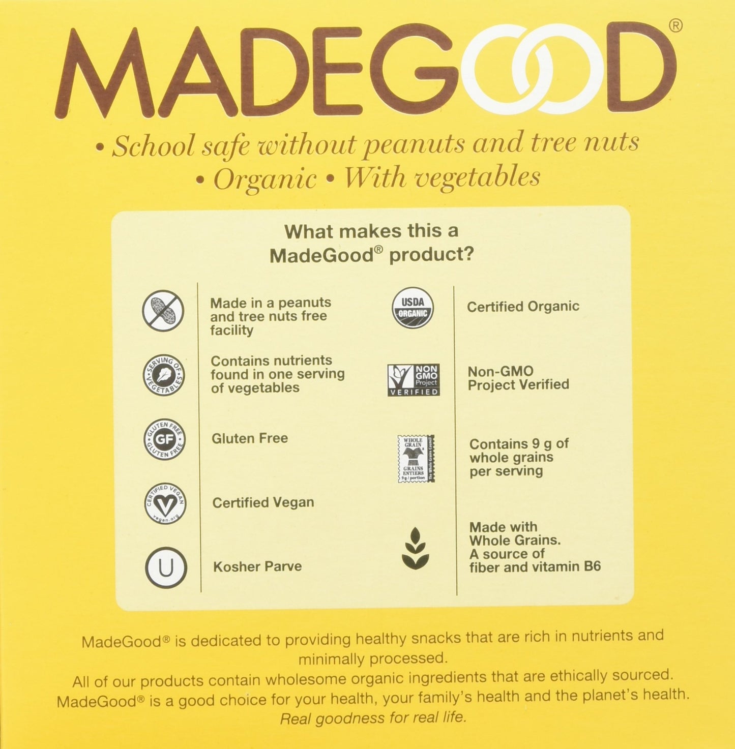 Made Good Granola Bar Chocolate Banana 24 gram Pack of 6