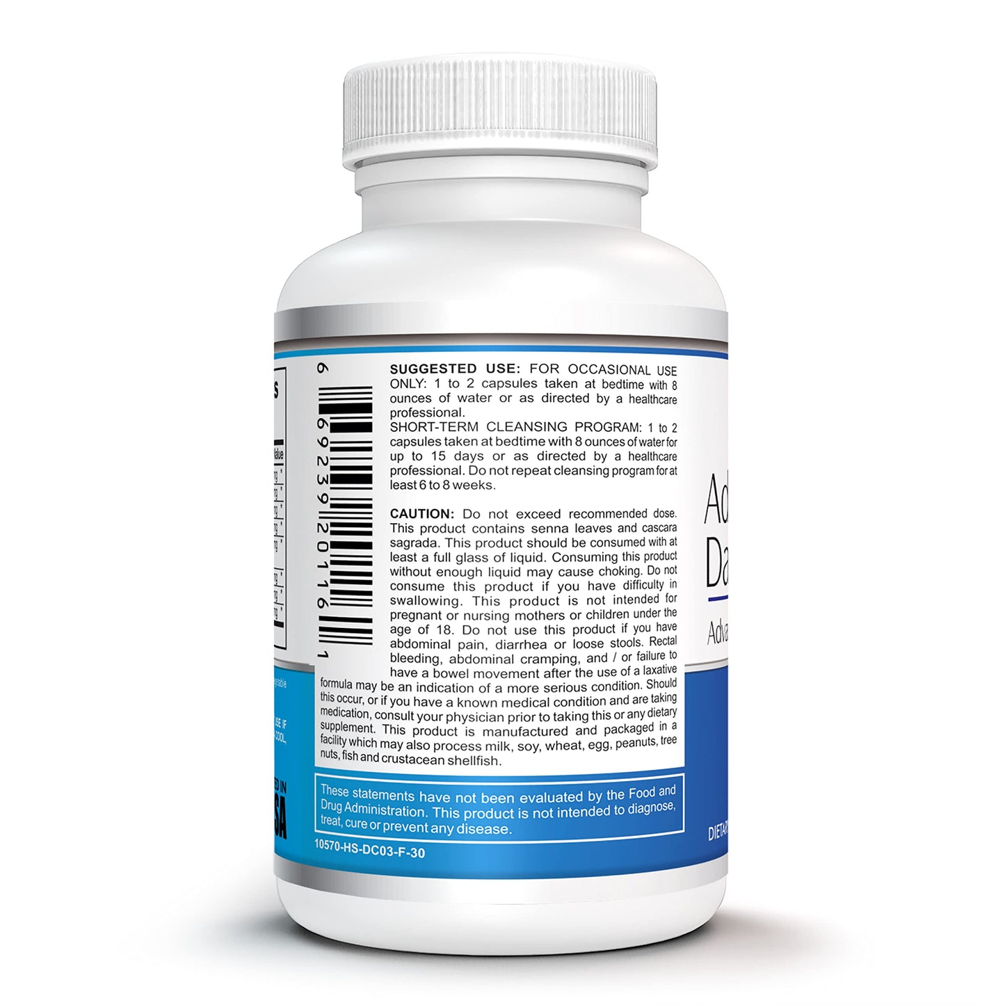 Family Health Products Colon Cleanse - Detox Pills for Women or Men, 15 Day Supplement with Probiotics Supplement Superfoods 15-Day Cleansers for Healthy Bowel Movements | 30 Capsules, 15 Servings