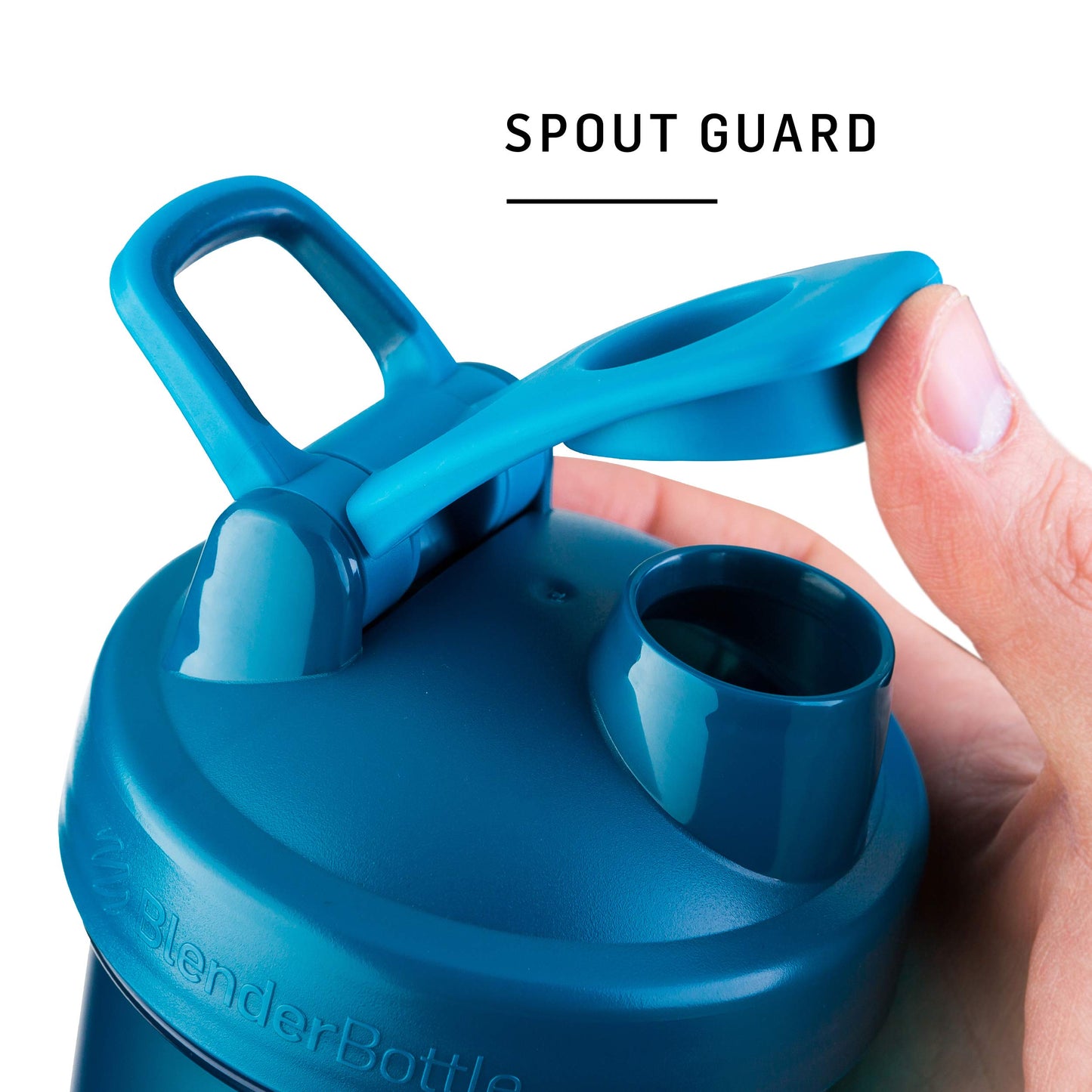 BlenderBottle Classic V2 Shaker Bottle Perfect for Protein Shakes and Pre Workout, 28-Ounce, Ocean Blue