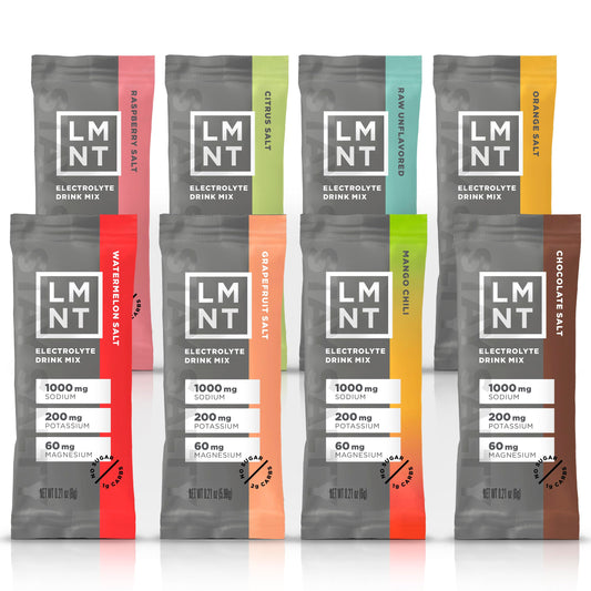 LMNT Zero Sugar Electrolytes - Sample Pack | Drink Mix | 8-Count