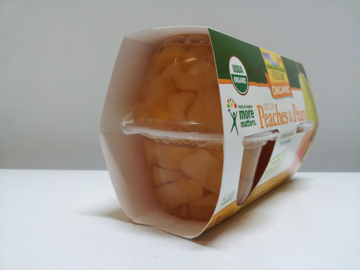Organic Peaches  Pears Diced