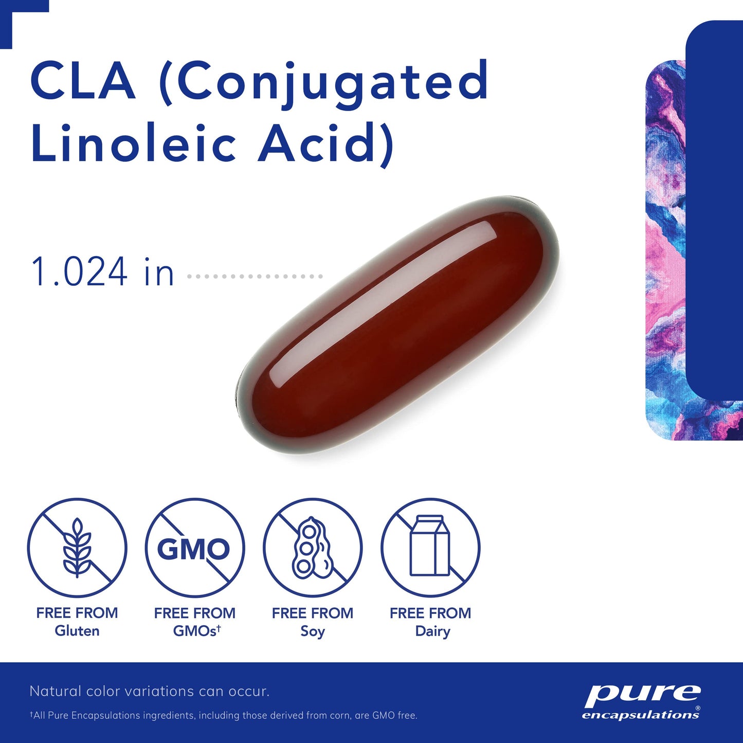Pure Encapsulations CLA (Conjugated Linoleic Acid) 1,000 mg | Promotes Healthy Body Composition with Exercise* | 60 Softgel Capsules