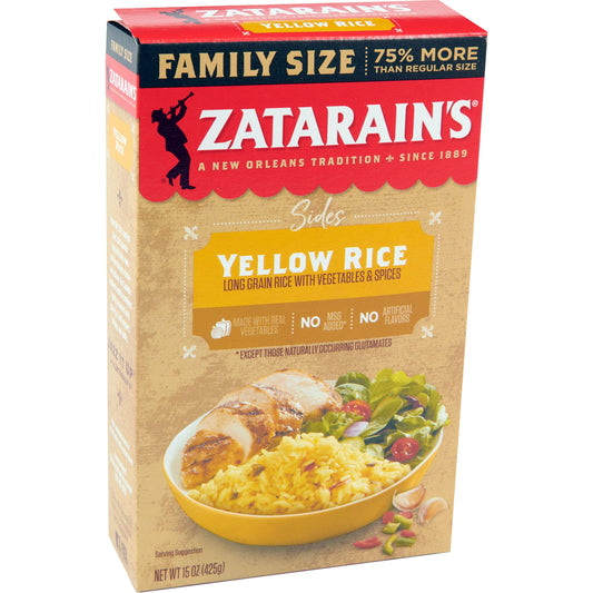 Zatarains Family Size Yellow Rice 15 oz
