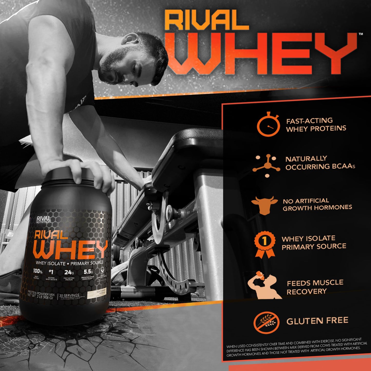 Rival Whey Rich Chocolate 5lb