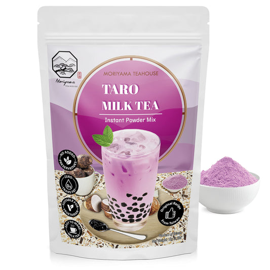 Taro Bubble Milk Tea Instant 3in1 Powder Mix  1kg 33 Drinks  for Boba Tea Milkshake Blended Frappe and Bakery  Authentic Taiwan Recipe  Zero Trans Fat No Preservatives  by Moriyama Teahouse