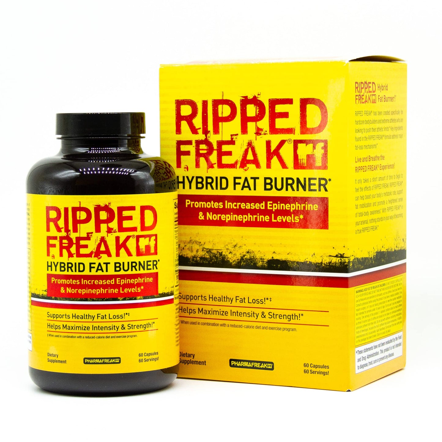 Pharmafreak Ripped Freak 60ct - USA - Hybrid Fat Burner