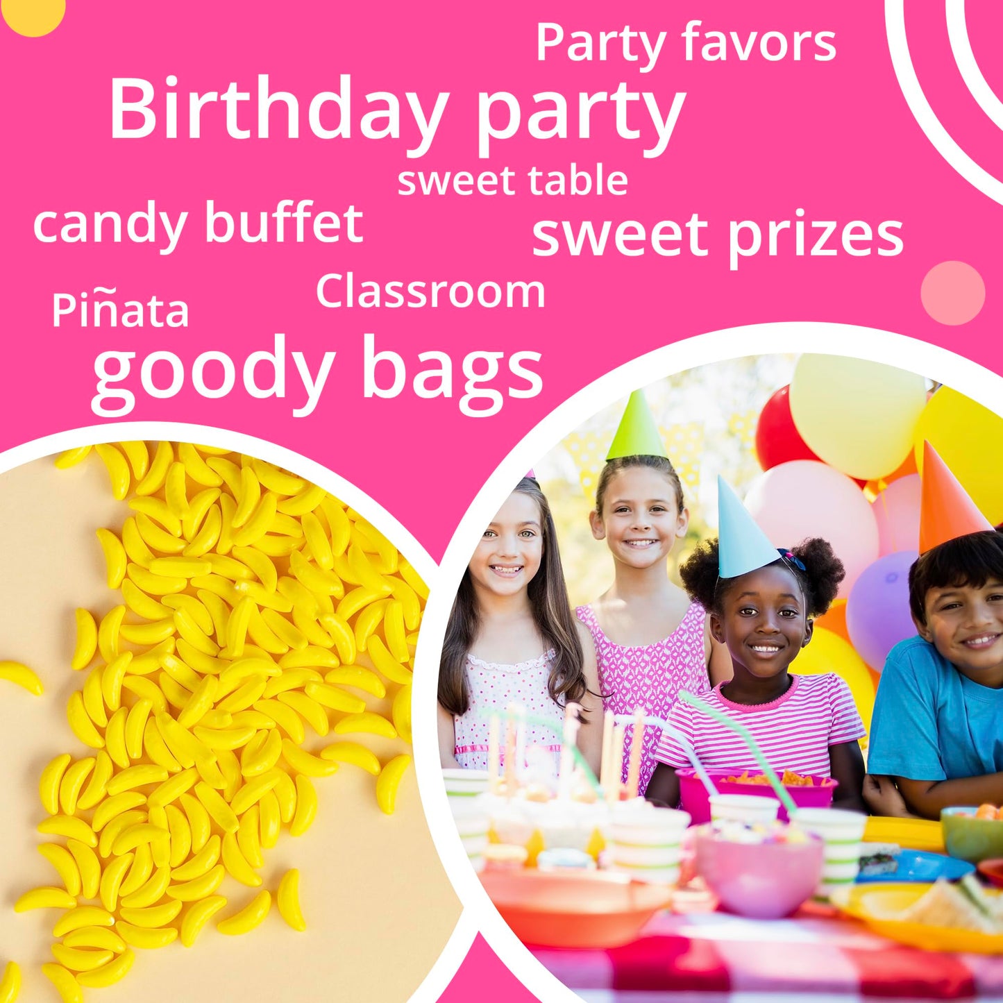 Bananas Runts Candy  1200 psc 17 lb Hard Candy Bulk Gumball Machine Refills  Banana Candy for Cake Decorations Goody Bags Party Favors  Yellow Candy Easter Basket Stuffers Pinata Candy