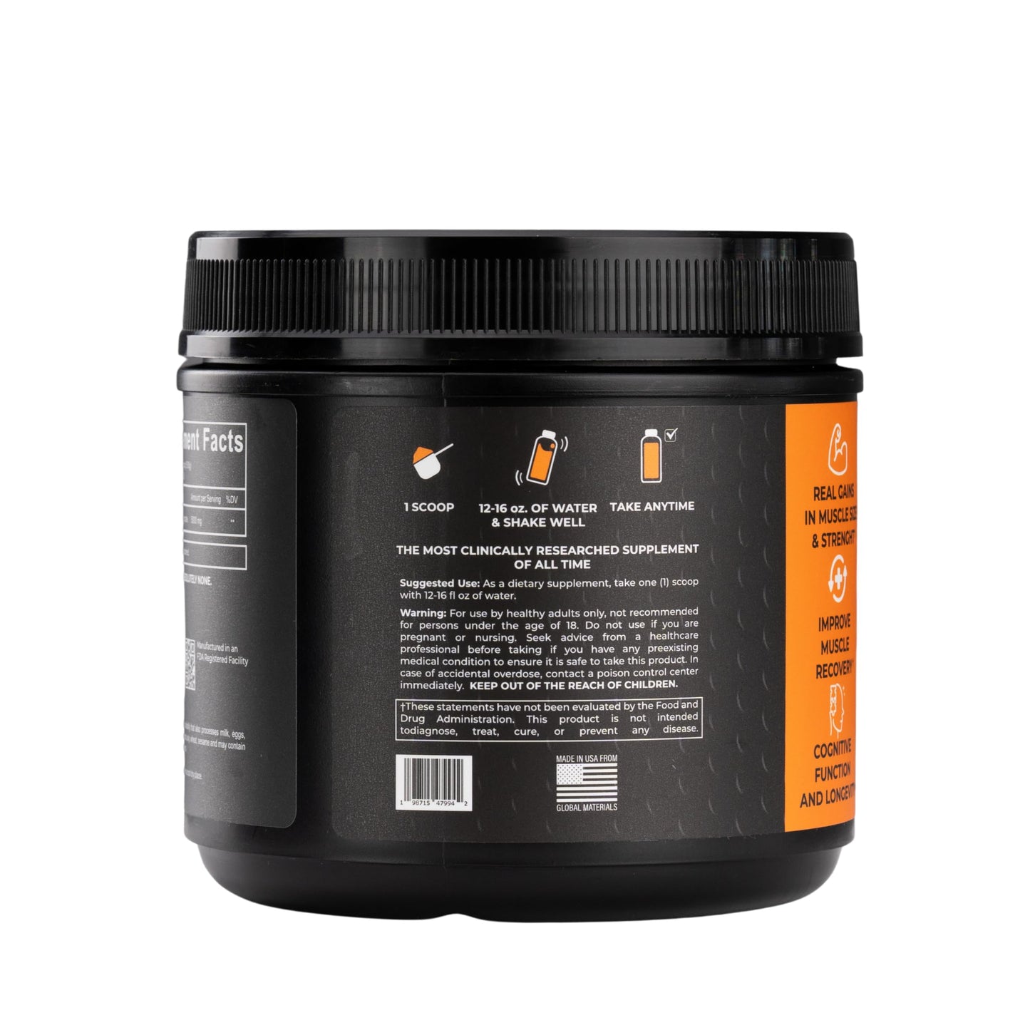 NUTRI PLUS FIT Micronized Creatine Monohydrate