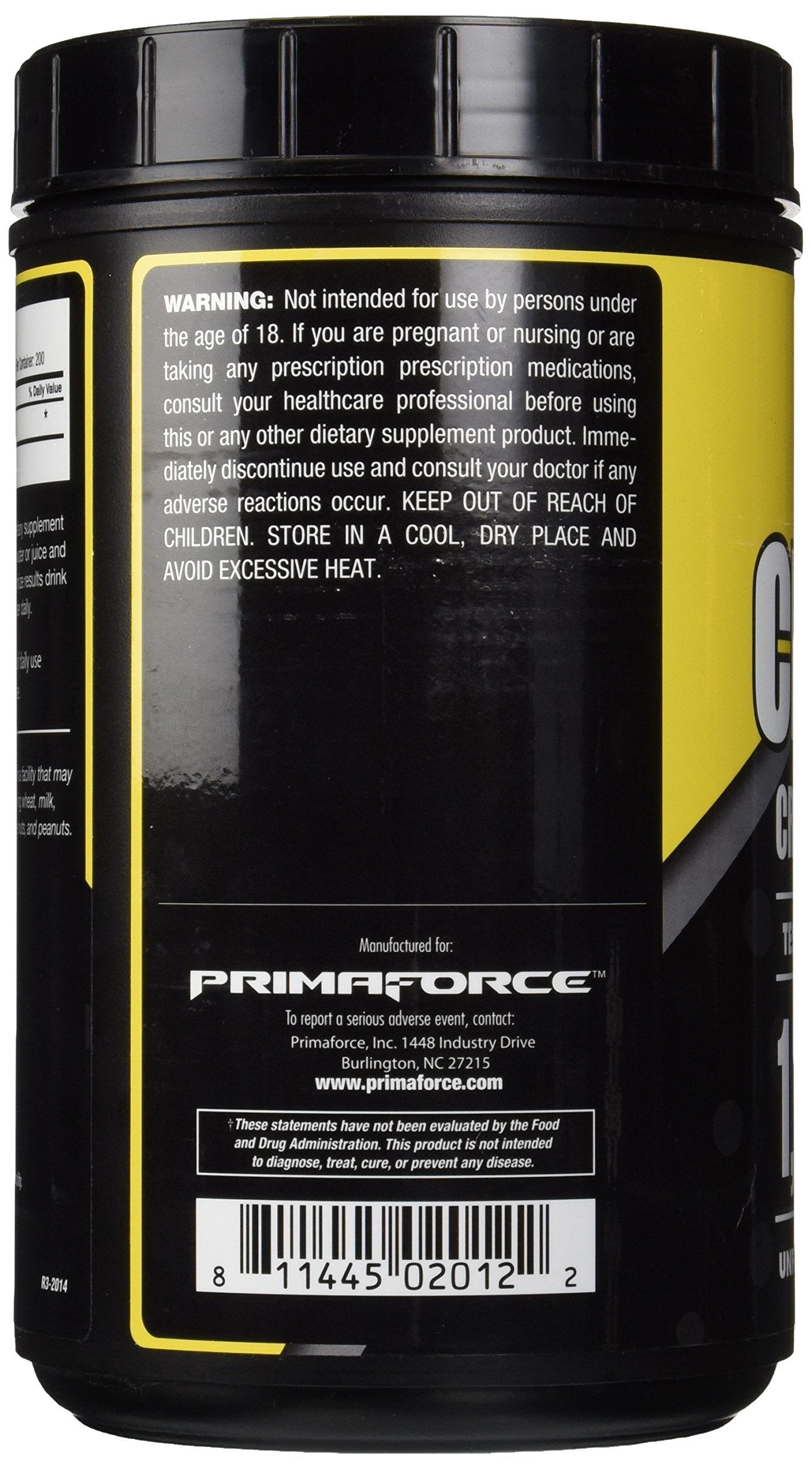 Primaforce Creatine Monohydrate Powder - 1,000 Grams - Micronized