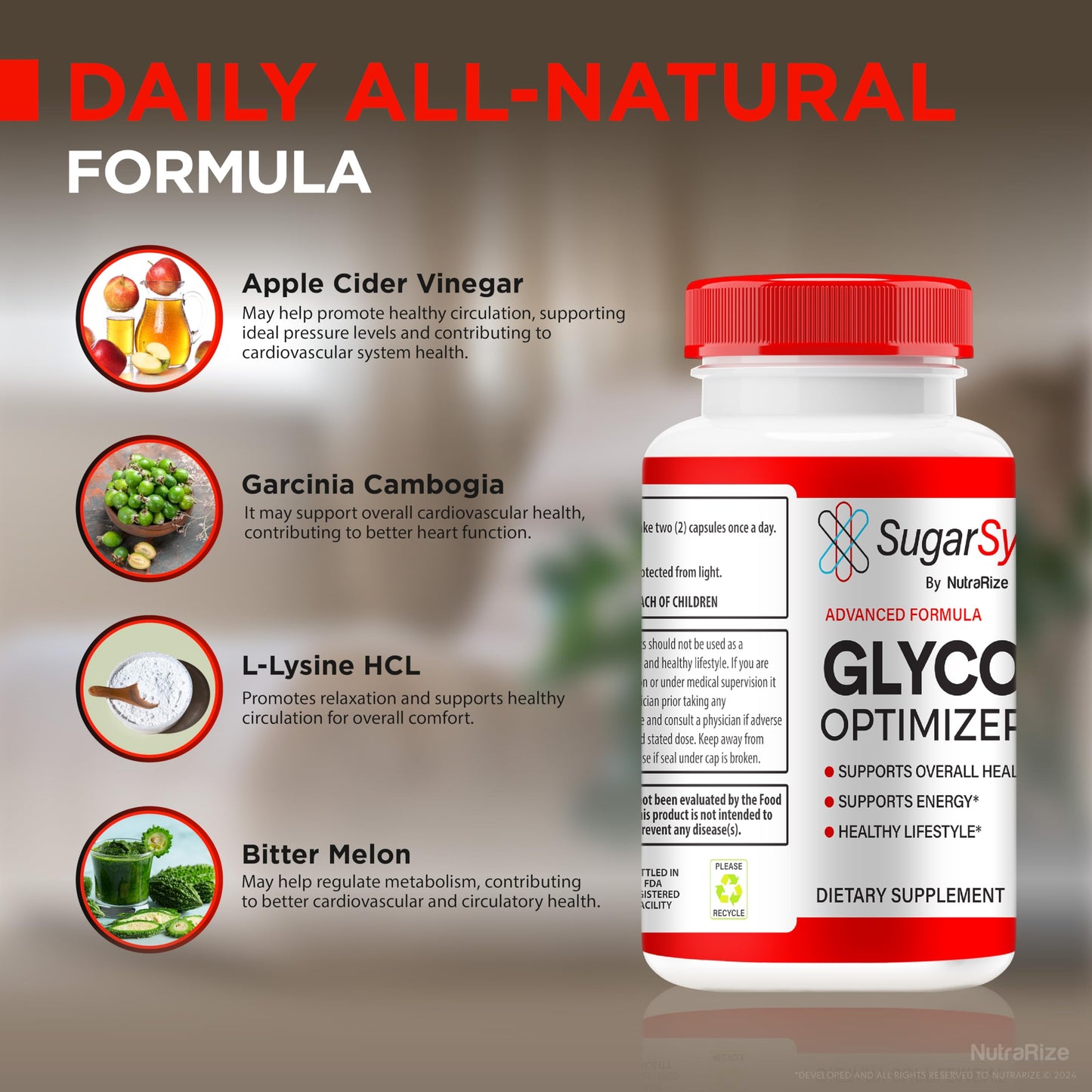 NutraRize Sugar Sync Glyco Optimizer Capsules, Official SugarSync Glyco Optimiser, Sugar Sync Joint Optimizer, Sugar Sync Gluco Cleanse Detox Formula, SugarSync Glycol Reviews (60 Capsules)