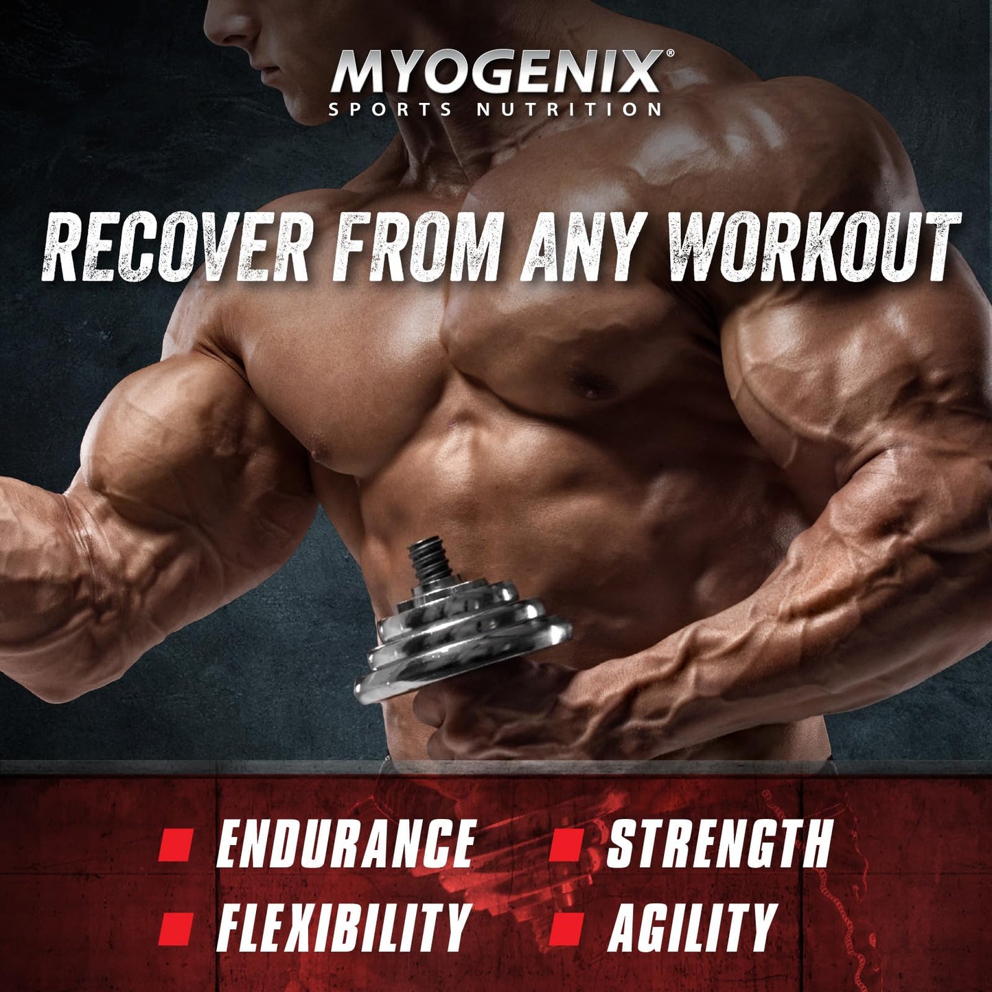 Myogenix Aftershock Post Workout, Unlimited Muscle Growth | Anabolic Whey Protein | Mass Building Carbohydrates | Amino Stack Creatine and Glutamine Plus BCAAs | Shockolate Milk - 3 LBS