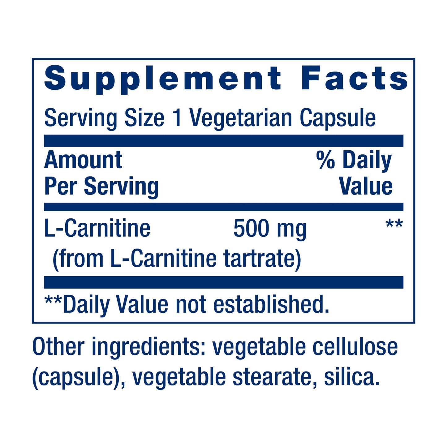 Life Extension L-Carnitine - 500 mg, Energy Supplement, Memory Supplement - Free Form Amino Acid, Nitric Oxide Support, Healthy Blood Pressure - Gluten-Free, Non-GMO, Vegetarian - 30 Capsules