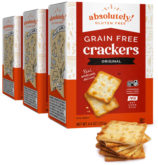 Absolutely Gluten Free Original Crackers 44 Ounce Pack of 3