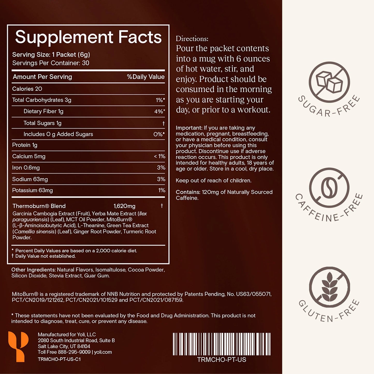 Yoli® CocoaTrim - Food Craving Suppressant - Chocolate Flavored Supplement Powder