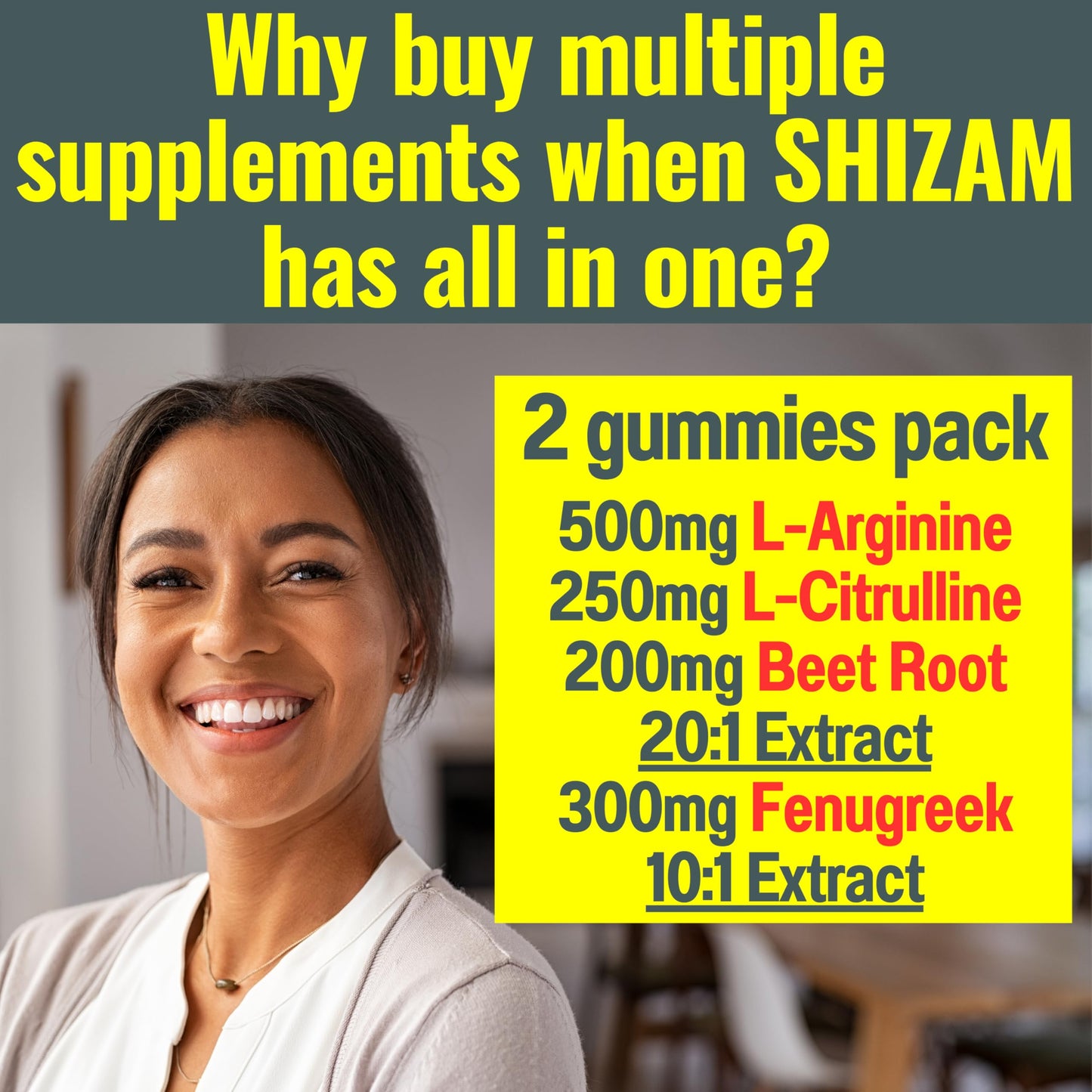 SHIZAM Beets Fenugreek Super Nitric Oxide Gummies w L-Arginine L-Citrulline, Beet Root Chews Chweable Chewables Capsules Pills Supplement Supplements Alt, Bootroot Flow Adults Men Beats