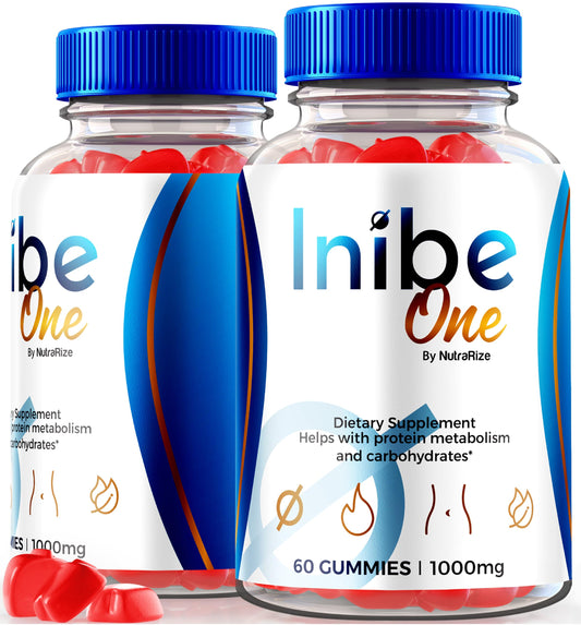 (2 Pack) Inibe One Keto ACV Gummies, Official Keto + ACV Weight Loss Gummies, Natural Apple Cider Vinegar 1000MG, Maximum Strength Formula for Health & Wellness, Official InibeOne Review (120 Gummies)