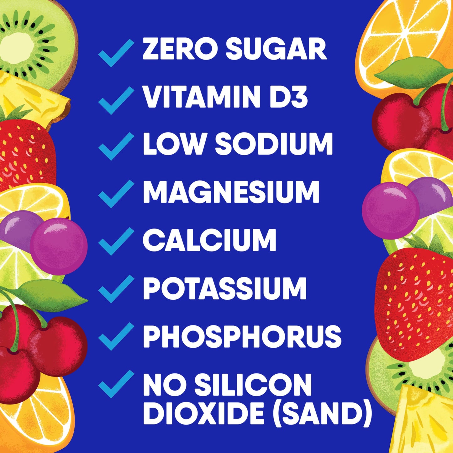 GoHydrate Instant Hydration Powder Packets - Low Sodium Electrolytes Drink Mix - Natural Hydration Support, Sugar Free Electrolyte Flavored Powder Drink with Vitamin D, 30 Packs, Variety Pack