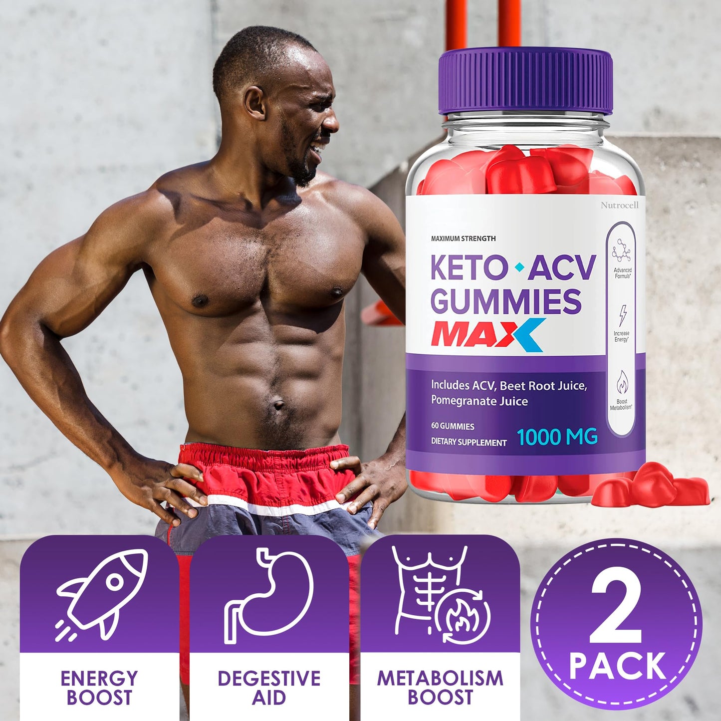 Biolife Keto ACV Keto Gummies Maax ACV with Pomegranate Juice Beet Root B12 60 Gummys Max Strength Biolife Keto Gummies Bio Lyfe (3 Pack)