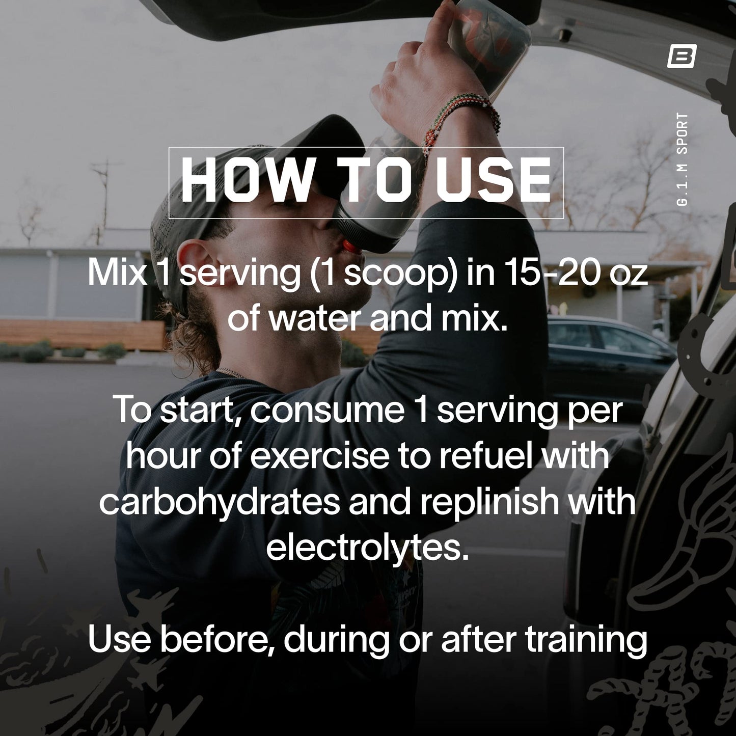BARE PERFORMANCE NUTRITION, BPN G.1.M Go One More Sport, Endurance Training Fuel, Superior Carbohydrate & Electrolytes Powder Formula, Reduce Fatigue, Salted Watermelon, 25 Servings