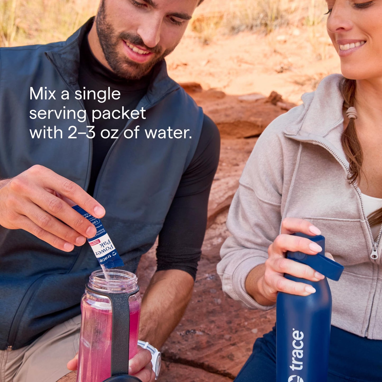 Trace Minerals | Power Pak Sugar Free Electrolyte Powder Packets | 1200 mg Vitamin C, Zinc, Magnesium | Boost Immunity, Hydration and Natural Energy | Keto Friendly | Orange Mango | 60 Packets